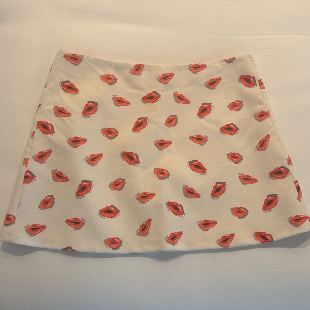 Zara Lips Mini Skirt
